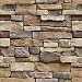 Stone Peel and Stick Wallpaper - Removable Contact Paper, Prepasted Wall Paper or Self Adhesive Shelf Paper - 3D Faux Textured Stone Wall Look - Rustic Brick Wallpaper - (1, 17.71" Wide x 118" Long) primary