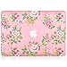 Kuzy - AIR 13-inch Vintage Flowers PINK Rubberized Hard Case for MacBook Air 13.3