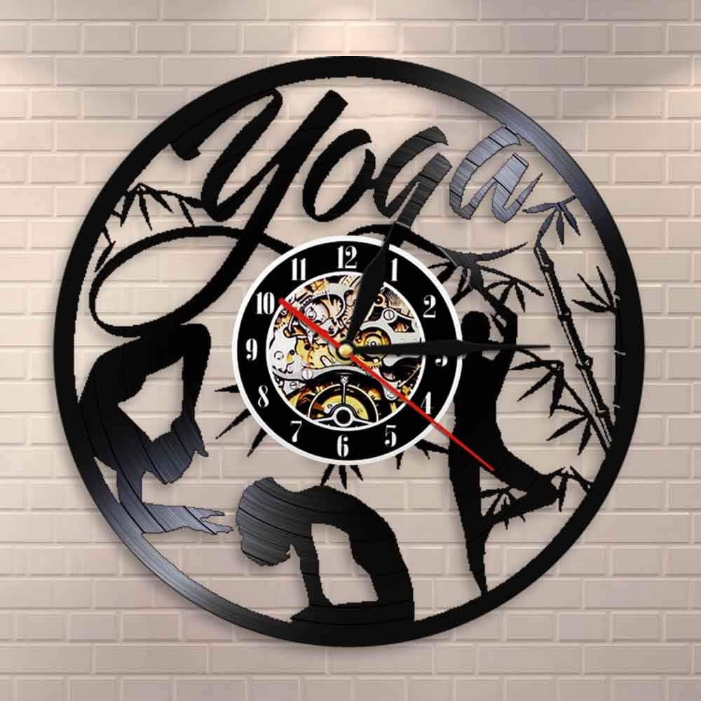 wojinbao LED Encuentra el Equilibrio en la Vida Citas de Yoga Reloj de