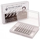 Sharp Pebble 7/32" Chainsaw &amp; Hedge Trimmer Sharpener Bits, 8-Piece | 8 x 7/32" (5.5mm) diamond bits for chainsaw chains &amp; hedge trimmer blades. Fits rotary tools &amp; Sharp Pebble sharpeners.