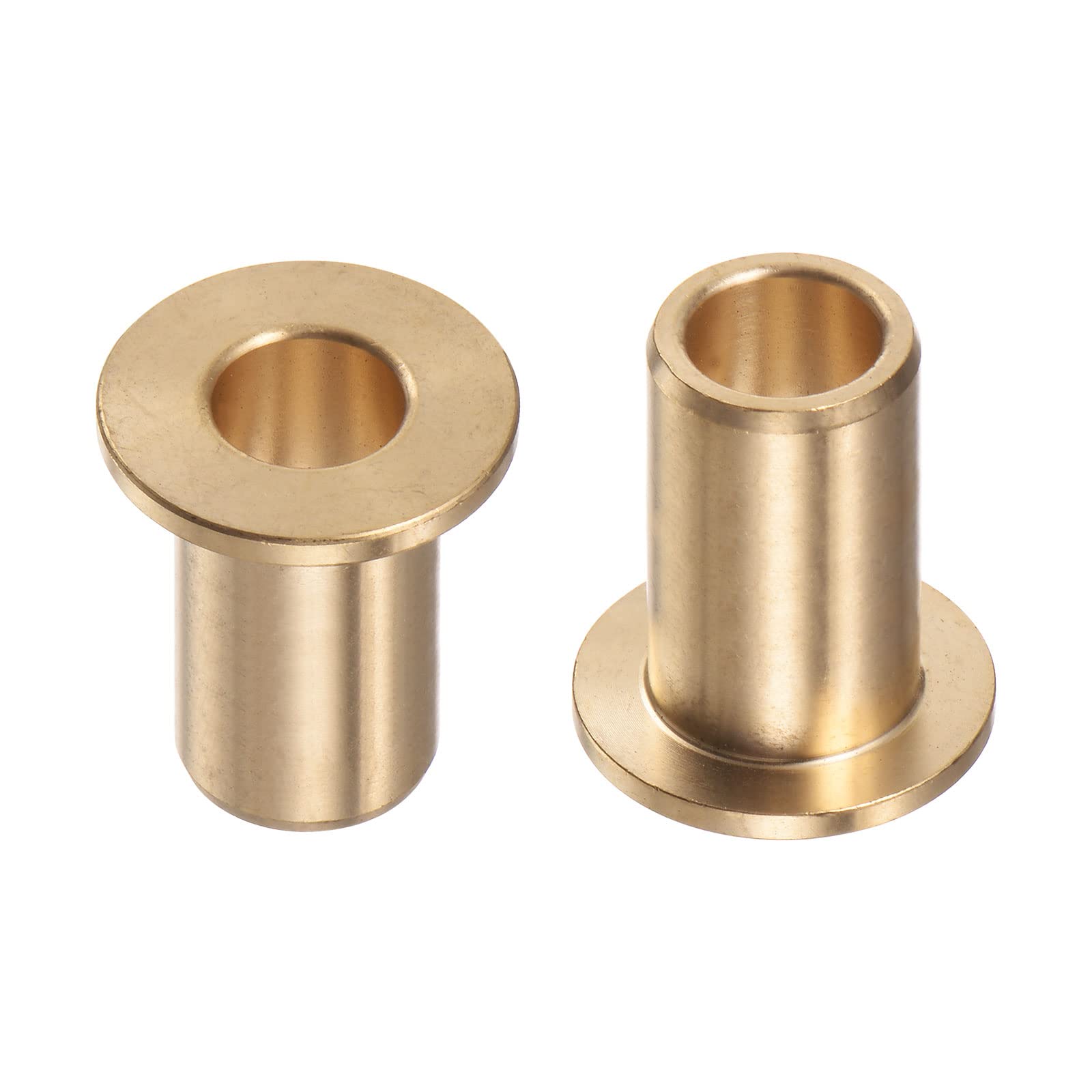 HARFINGTON 2pcs Flange Bearing Sleeve 10mm Bore