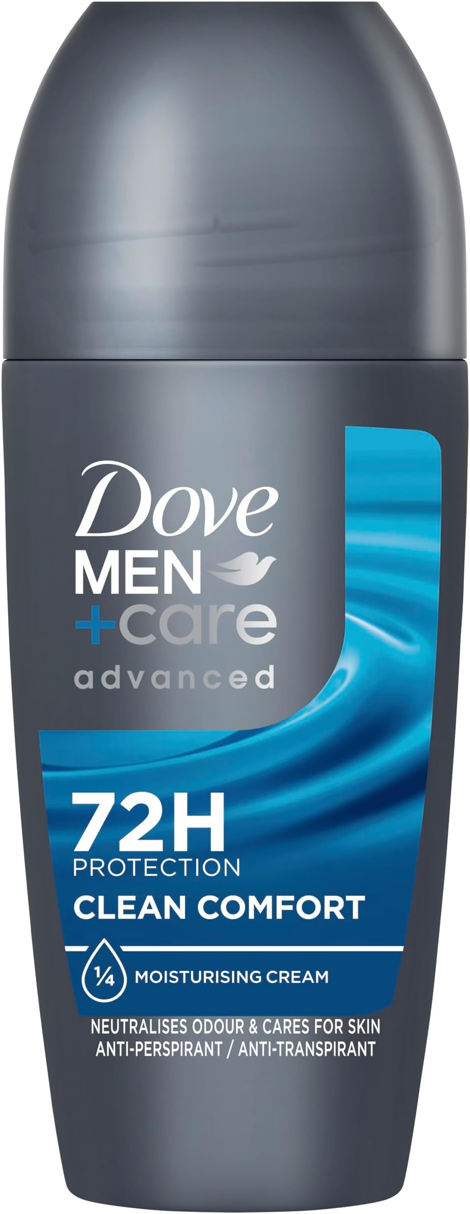 Dove Men+Care Advanced Clean Comfort Anti-Perspirant Roll On 72hr Protection