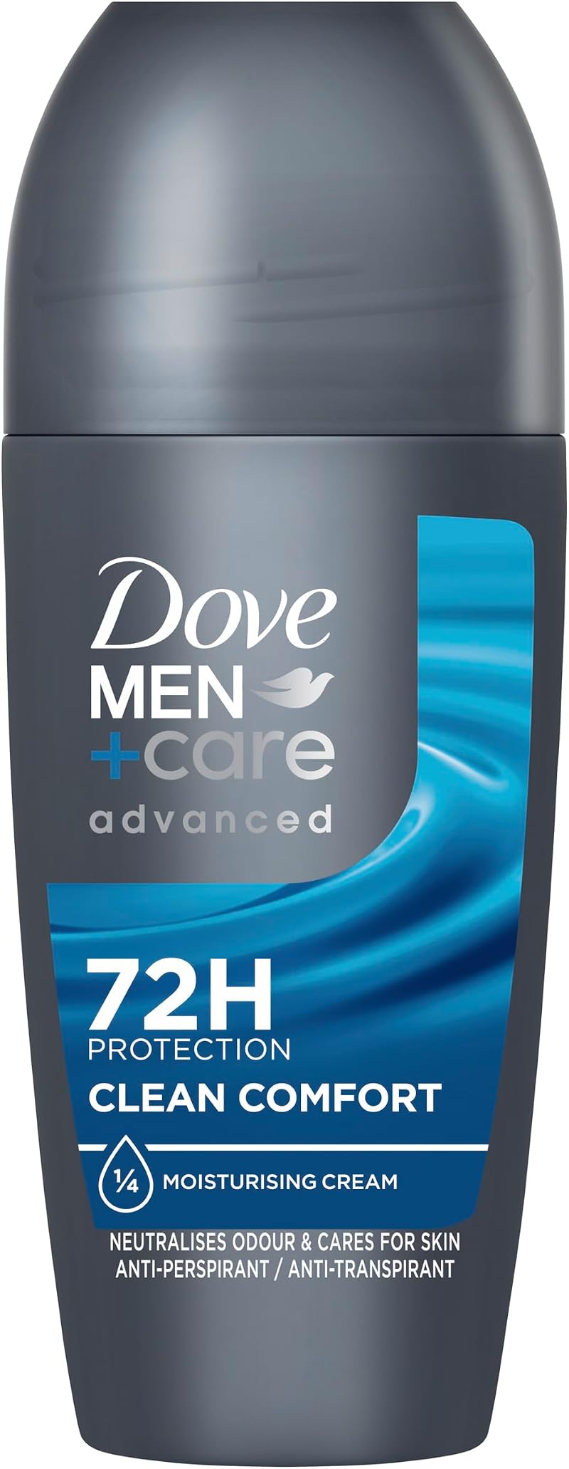 Dove Men+Care Advanced Clean Comfort Anti-Perspirant Roll On 72hr Protection
