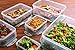 Airtight Food Storage Container Set (14 pieces - 7 containers & 7 lids) - BPA-Free - Reusable - Multipurpose Use for Home Kitchen or Restaurant - by Utopia Kitchen