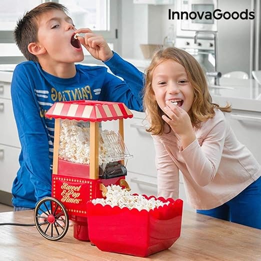 InnovaGoods IG114772 Palomitera, 1200 W, Rojo: Amazon.es: Hogar