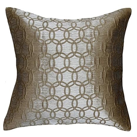 Buy Sure Fit Strie Circles 20x20 Pillow Cover Taupe Online At Low