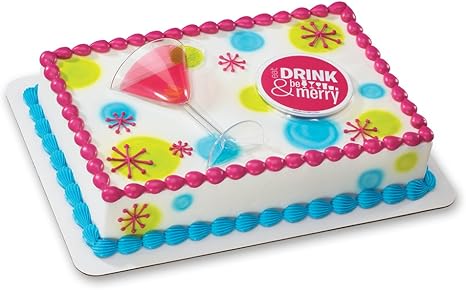 Amazon Com Decopac Cocktail Party Decoset Cake Topper Toys Games