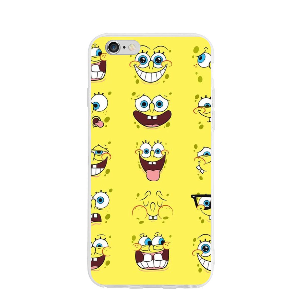 SCLWZD iPhone 6 / iPhone 6S Case- Stylish Spongebob Expression PC Slim Shockproof Flexible Back Protective Case for iPhone 6 / iPhone 6S
