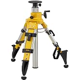 Elevator Tripod for Laser Level, Surveying Instruments With Adjustable Legs for Cross Rotary Lasers