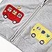 UWESPRING Boys Car Print Kids Vest Sleeveless Zipper Fleece Jacket