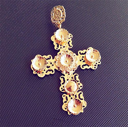 Baroque palace vintage stenciling Cross Bar nightclub singer big earrings jewelry