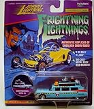 Frightning Lightning Ecto 1-A Ghostbusters Diecast Car Aqua Blue