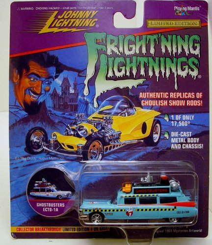Frightning Lightning Ecto 1-A Ghostbusters Diecast Car Aqua Blue