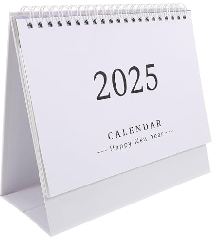 Calendario De Mesa 2026-2027 - Vista Mensual, 24 Meses, Arrancable, Ideal Para Escritorio O Planificación