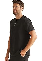 Healing Hands Men's Medical Scrub Top Shane with 1