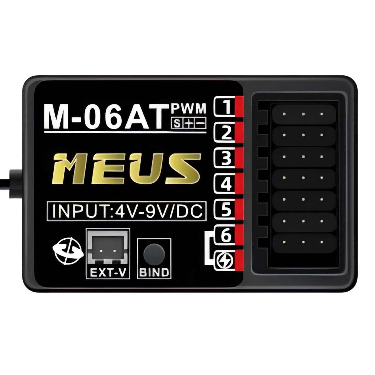MEUS RACING 2.4GHz RC Receiver M-06AT Long Range