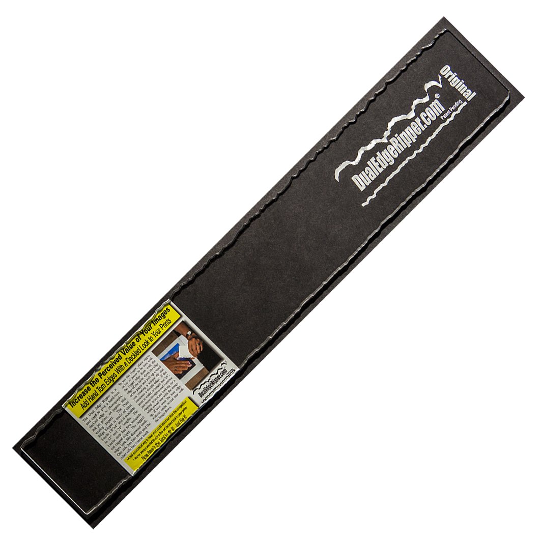 Dual Edge Ripper Original Watercolor Paper Deckle Edge Tool 1-24 inch