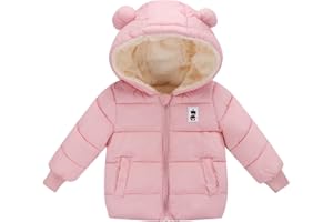 Fumdonnie Newborn Baby Girls Fleece Outerwear Jacket Toddler Winter Coat Infant Clothes