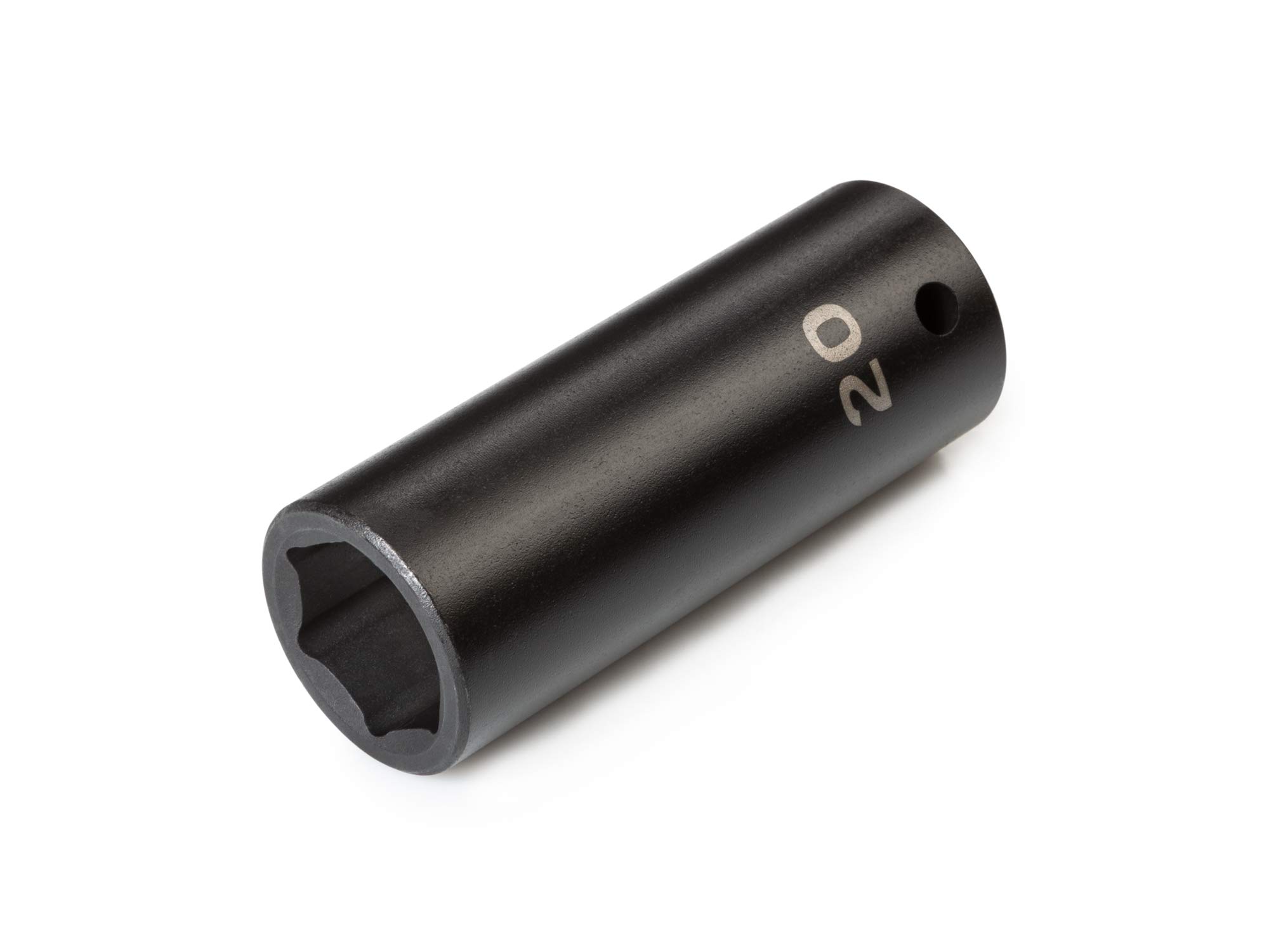TEKTON 1/2 Inch Drive x 20 mm Deep 6-Point Impact Socket | SID23120