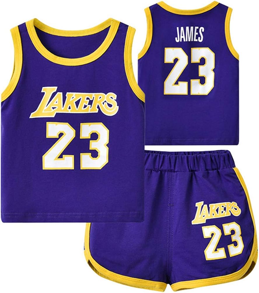 Lakers James 23 Baby Sleeveless Basketball Jersey, Infant Children's