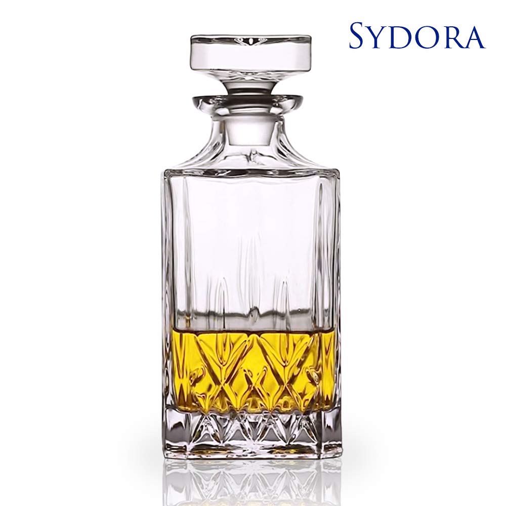 SYDORA Whiskey Decanter & Liquor Decanter 750ml/25oz for