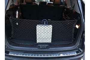 TN TRUNKNETS INC Envelope Style Trunk Mesh Cargo Net | for Toyota Highlander 2014-2024 Regular & Hybrid Car Accessories | Premium Trunk Organizers and Storage | SUV Truck Cargo Nets | Vehicle Carrier Organizer