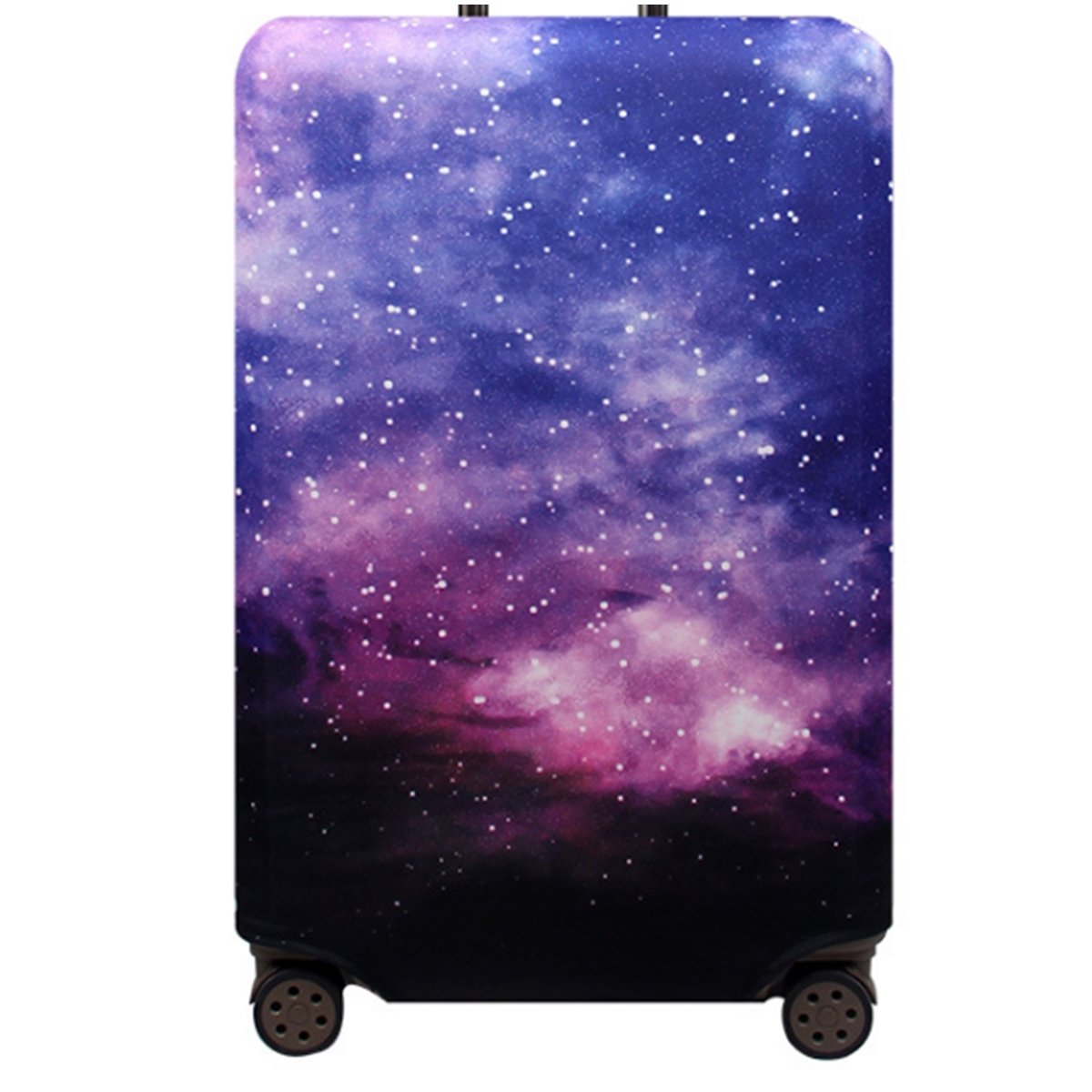 YianBestja Washable Travel Luggage Cover Elastic Suitcase Trolley Protector Cover for 18-32 Inch Luggage (Nebula, XL)