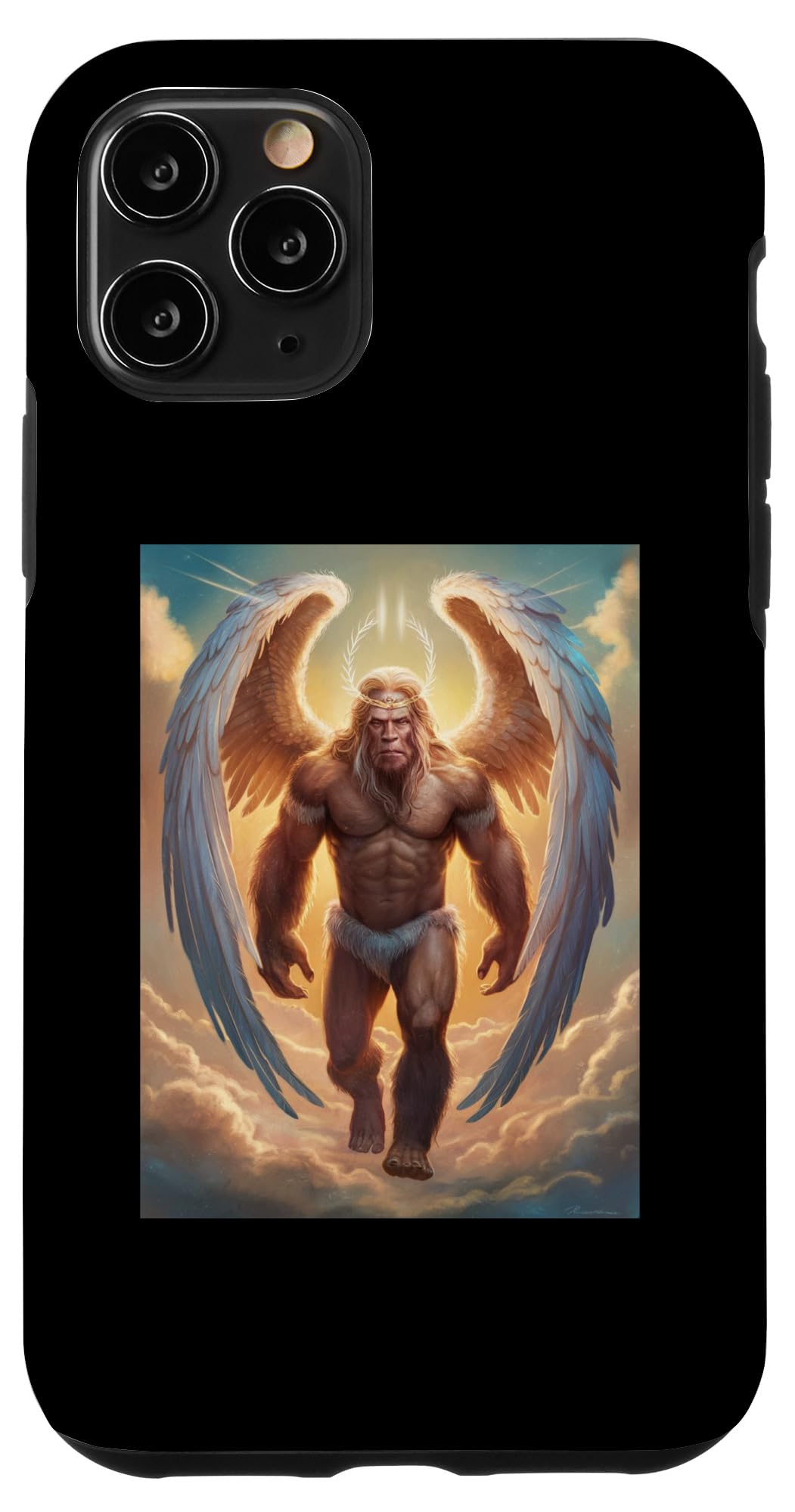 iPhone 11 Pro Bigfoot Spirit Guide Forest Seeker Nature Lover Graphic Case