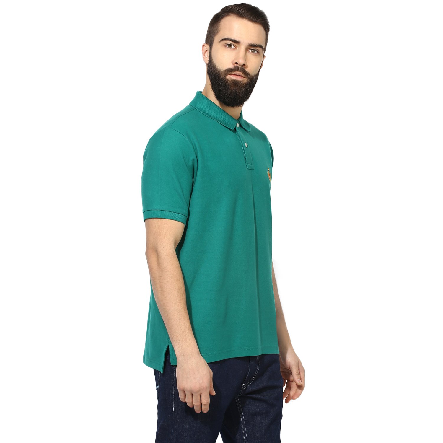 red tape men's solid regular fit t-shirt