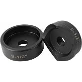 AMZCNC Hydraulic Knockout Punch Die 2-1/2", 3/4"-16UN Thread | Electricians &amp; DIY Users, Actual Hole Size: 2.91", 2-1/2" Conduit Punch for Steel, Metal Boxes &amp; Panels