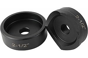 AMZCNC 2-1/2" Conduit Punch and Die for Hydraulic Knock Out Driver 3/4"-16UN Thread((Conduit Hole Size) 2-1/2")(Actual Hole Size: 2.91")