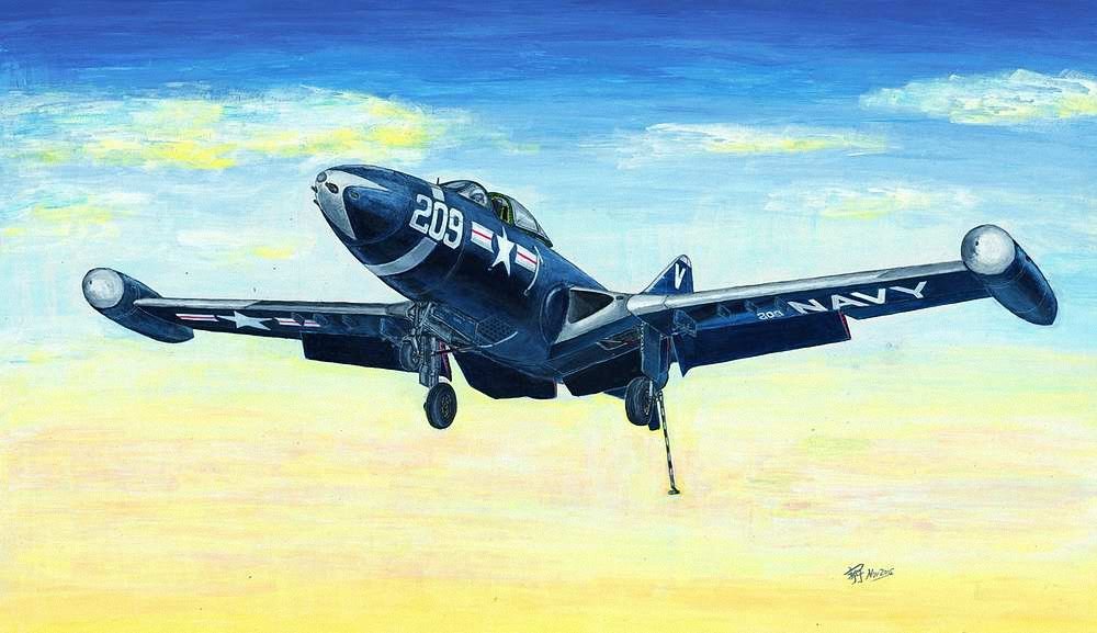 Trumpeter 1:48 - Grumman F9F-2 Panther US Navy