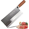 SELECT MASTER Chinese Slicing Knife - Brisket Knife - pro Chefs mincing carving and slicing, wide and thin blade, slicer Cleaver knife, light weight