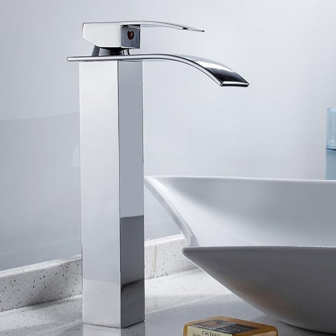 Easy_Buying - Elegante Wasserhahn mit hoher Wasserfall Auslauf Hohe