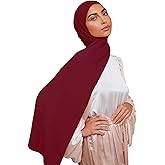 VOILE CHIC Non-Slip Premium Chiffon Hijab Scarf for Women - Lightweight Head Scarf Wrap for Full Coverage and All Day Comfort