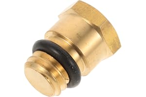 UPKOCH Brass Fuel Water Separator Drain Plug Replacement for Diesel Truck Automotive Oil-Water Separator