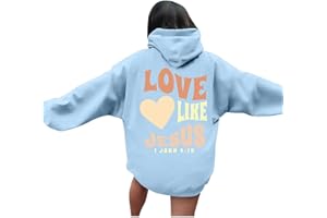 BNisBM Jesus Loves You Hoodie Christian Jesus Saves Faith Sweatshirt Oversized Crewneck Tops Streetwear Gift Y2K Clothes