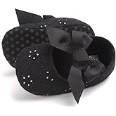 Baby Girls Princess Bowknot Soft Sole Cloth Crib Shoes Sneaker