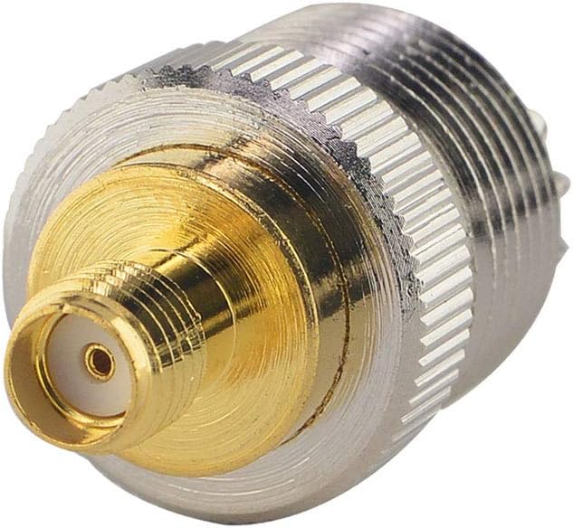 Boobrie SMA to SO239 Female RF Adapter CB Radio Adapter SMA to PL259 Female UHF Connector for Ham Radio Walkie Talkie amateurs Baofeng Uv-5R Pack of 2 - Image 5