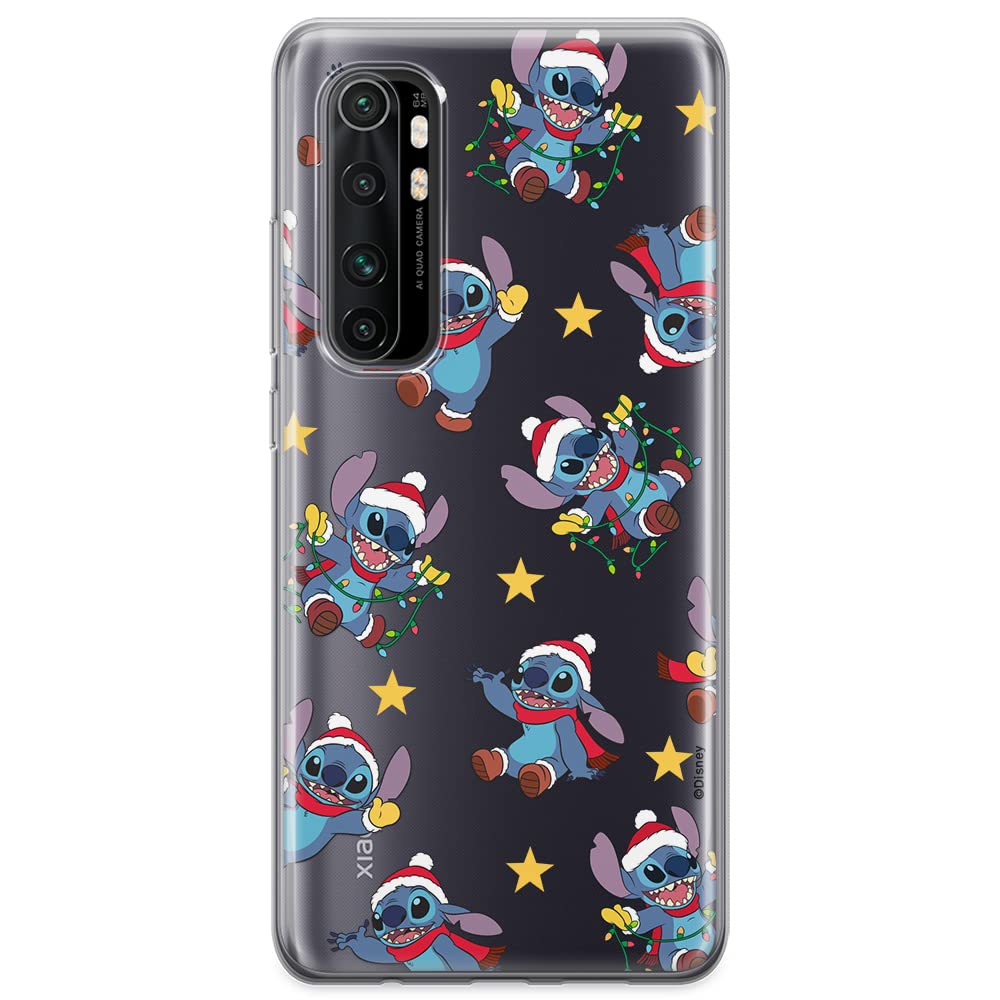 ERT GROUP mobile phone case for Xiaomi MI NOTE 10 Lite original and officially Licensed Disney pattern Stitch 009 optimally adapted to the shape of the mobile phone, partially transparent