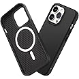 RhinoShield SolidSuit Case Compatible with Magsafe for [iPhone 13 Pro] | Shock Absorbent Slim Design Protective Cover with Premium Matte Finish 3.5M / 11ft Drop Protection - Classic Black
