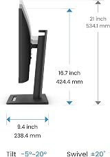 BenQ GW2790T 27 Inch IPS Monitor 1080p 100Hz Ergonomic Height Adjust view 5