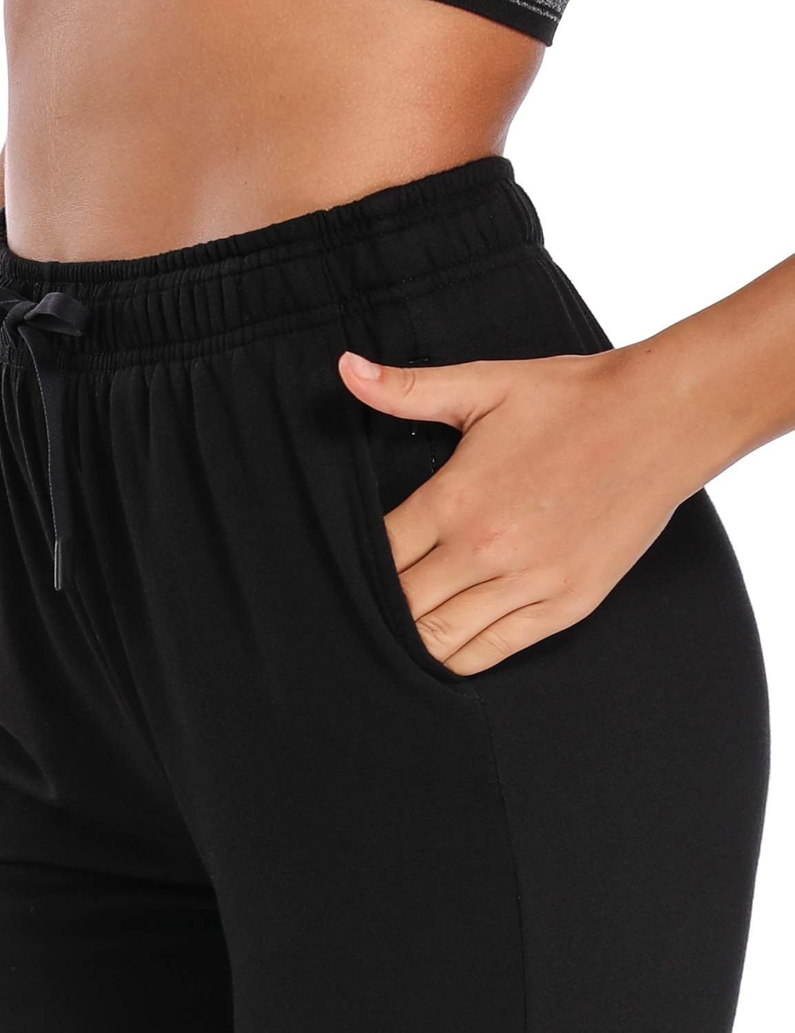 Safort 28" 31" 34" Inseam Regular Tall 100% Cotton Sweatpants Joggers 3 Pockets at  Women’s Clothing store