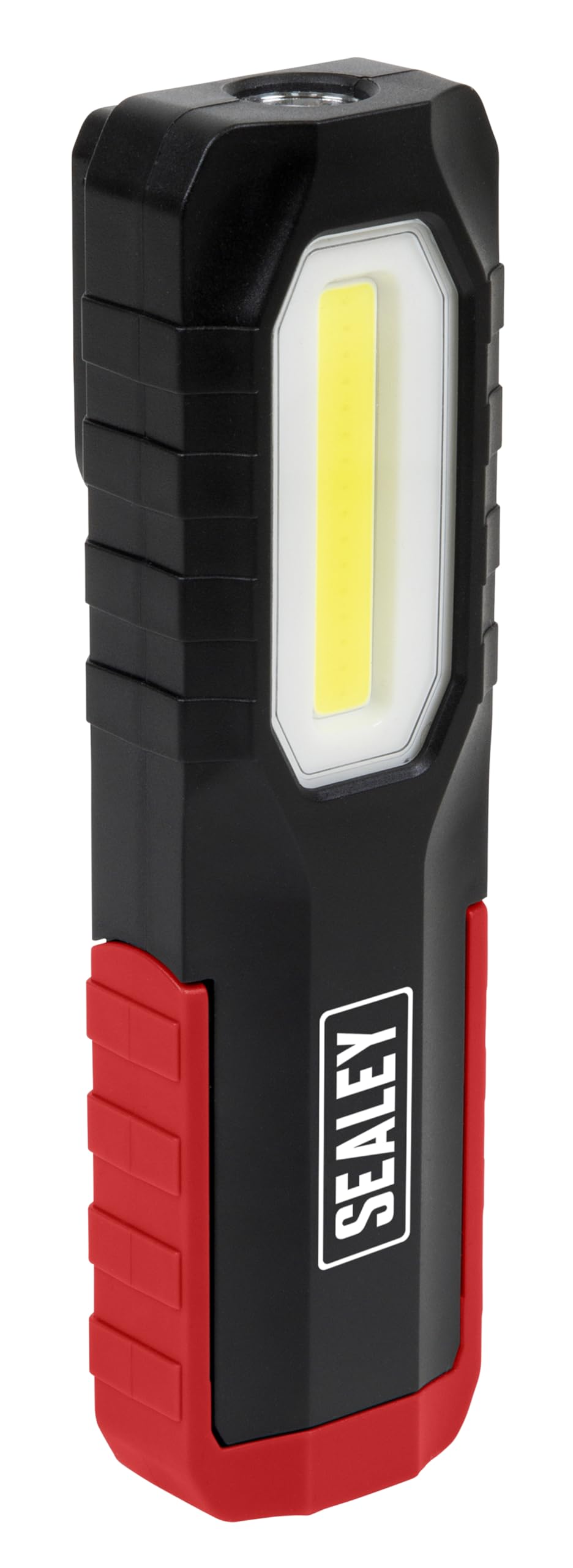 Sealey 3W COB & 2W SMD LED Rechargeable Inspection Light, with 180° Magnetic Stand - LED301, Black/Red