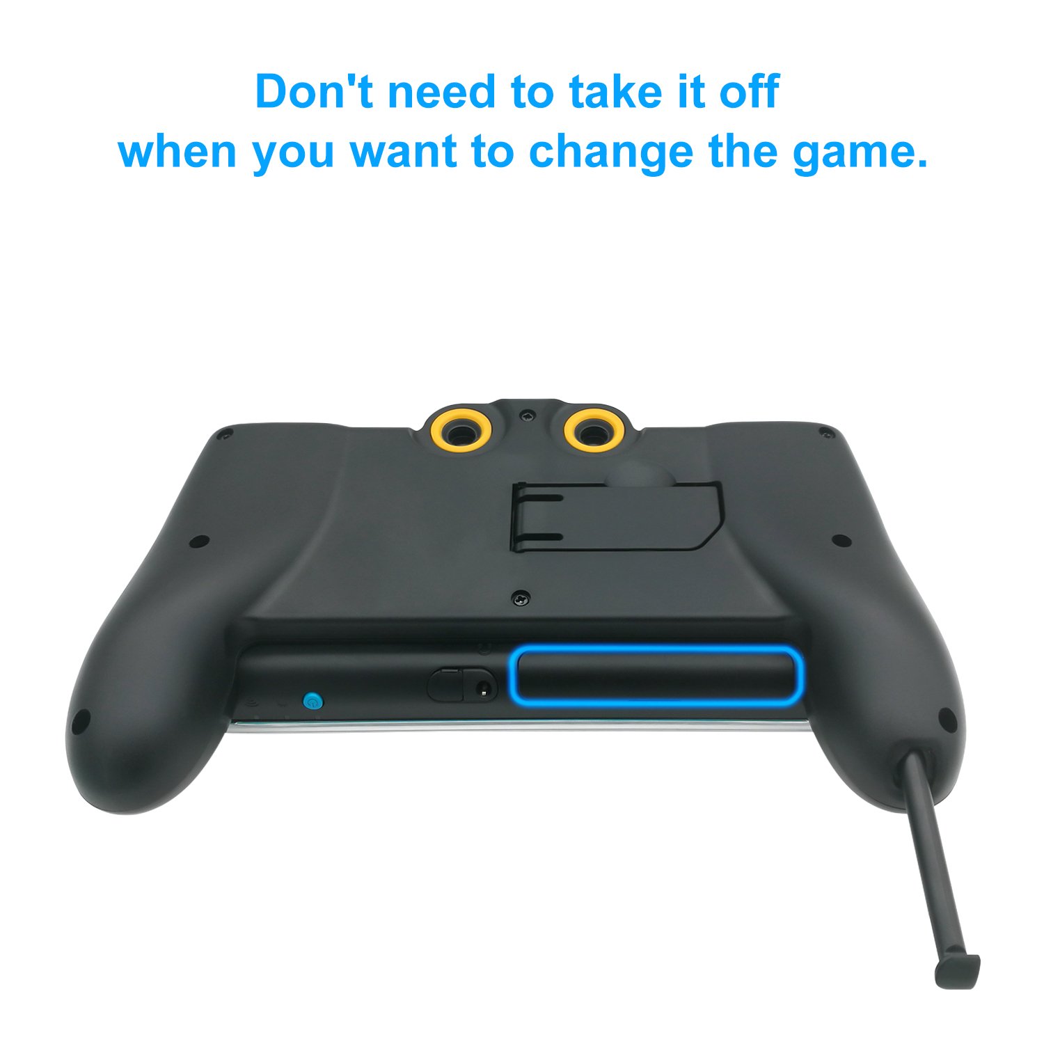 [Updated]Hand Grip Compatible with Nintendo 2DS XL with 1 Stylus and 1 Clear Case Compatible with Nintendo 2DS XL