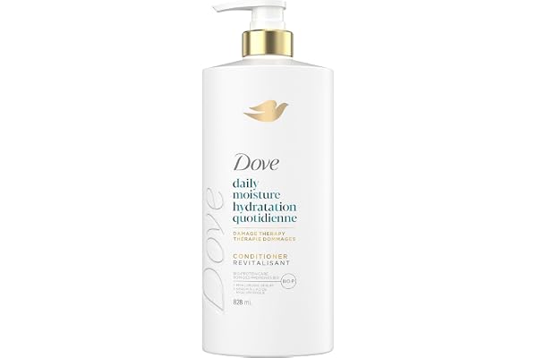 Dove Daily Moisture Conditioner for Dry Hair with Liquid Bio-Protein Care and Hyaluronic Serum 828 ML