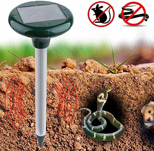 GreatHouse Garden Solar Power Sonic Wave Mouse Snake Repeller Outdoor Animal Expeller
