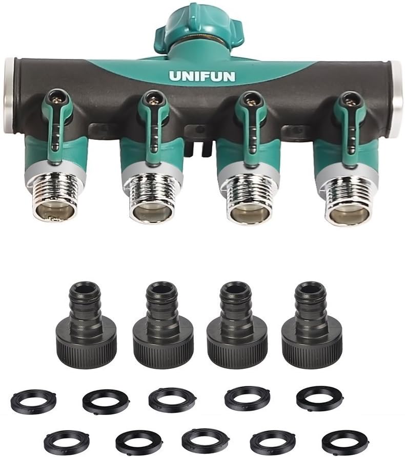 UNIFUN Hose Splitter, Way Water Splitter, Metal Body with