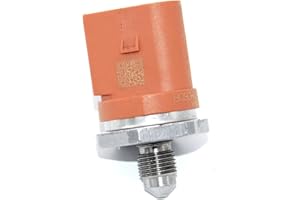 KARPONAL 06J906051D Fuel Rail Pressure Sensor Compatible with A3 A4 A5 A6 Q5 S6 S7 S8 TT TTS Beetle CC Eos GTI VW Jetta Tiguan Passat