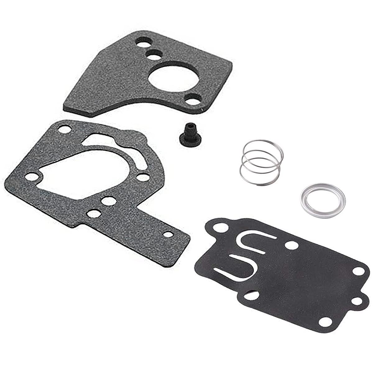 ZAMDOE 5021K Carburetor Diaphragm Kit with Gaskets for Briggs & Stratton 80200 81200 82200 092252 133292 134202 135202 3 Thru 5 HP Horizontal Engines, for 498298 692784 495951 Carburetor